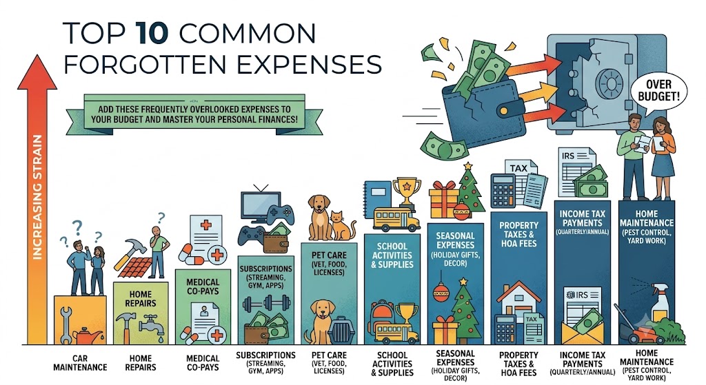 Top 10 Common Forgotten Expenses