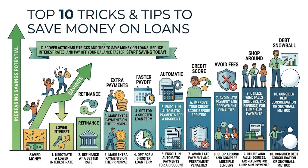 Top 10 Tricks and Tips to Save Money on Loans