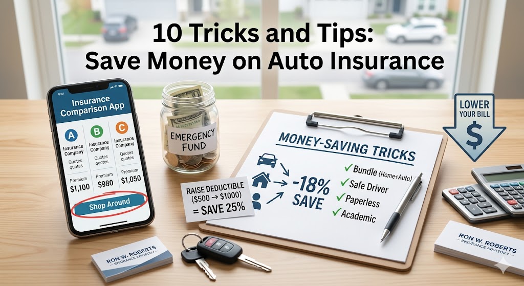 10 Tricks and Tips to Save Money on Auto Insurance