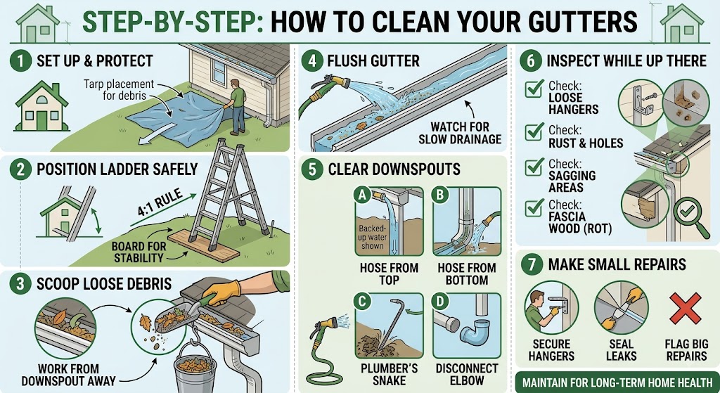 Step-by-Step: How to Clean Your Gutters