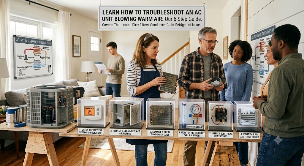 6 Steps on How to Troubleshoot an AC Unit That's Blowing Warm Air
