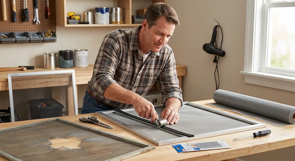 How to Patch and Repair Screen Windows or Door: Step-by-Step DIY Guide