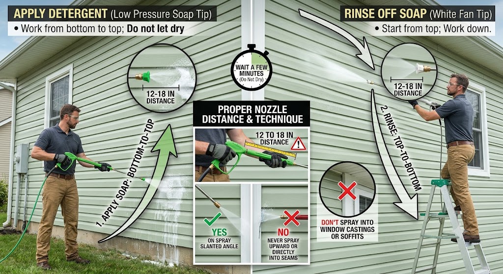 How to Pressure Wash Siding How to Pressure Wash Siding