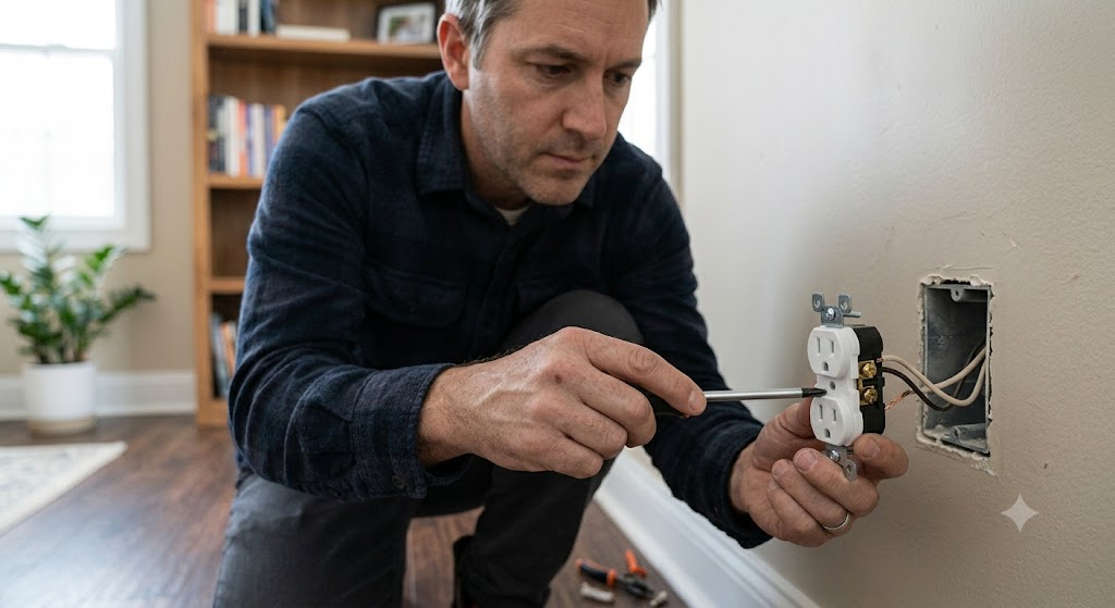 Install New Receptacle