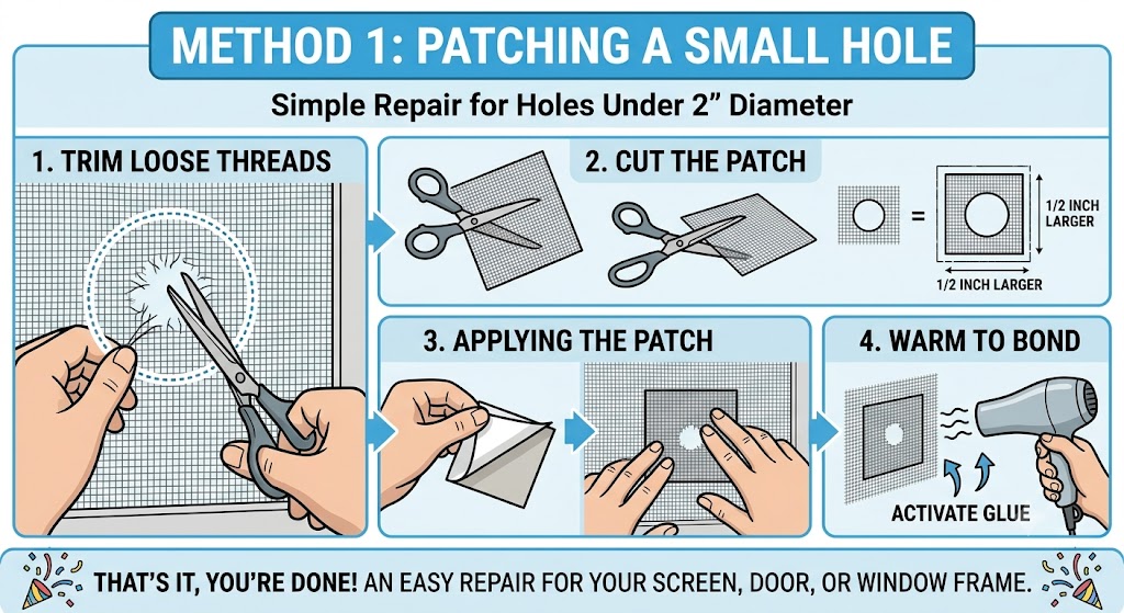 Method 1: Patching a Small Hole