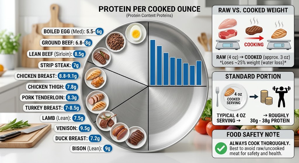 Protein by the Ounce: A Quick Reference Guide