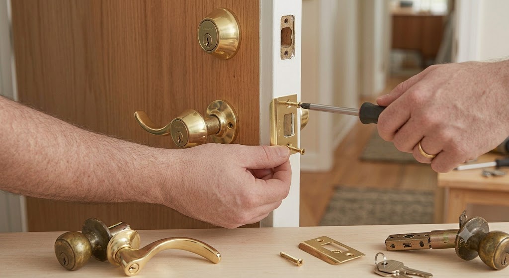 4. Remove and Replace the Strike Plate