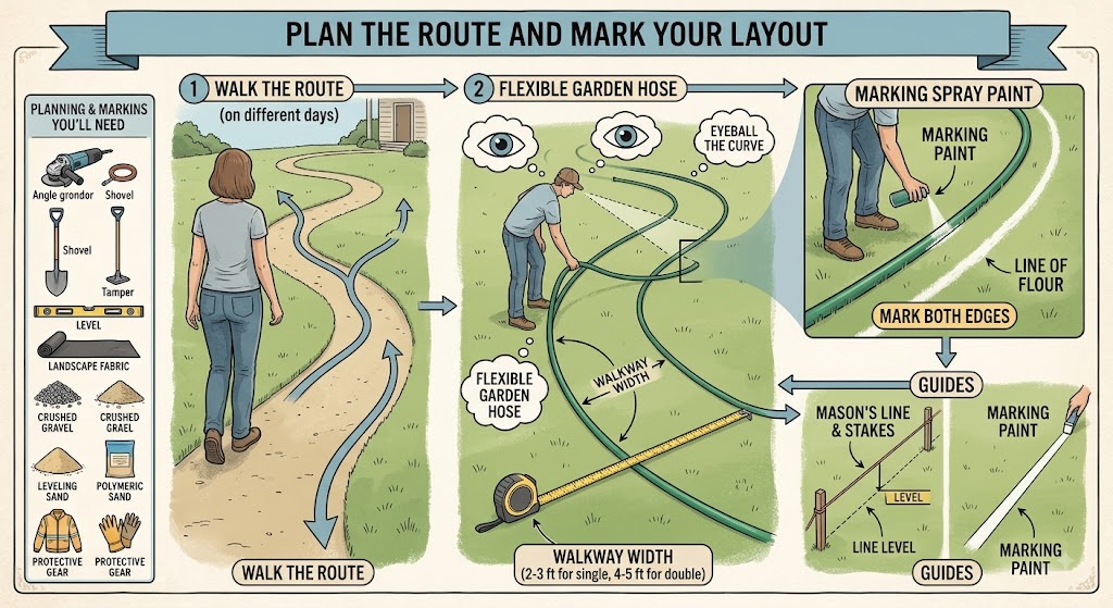 Step 1: Plan the Route and Mark Your Layout