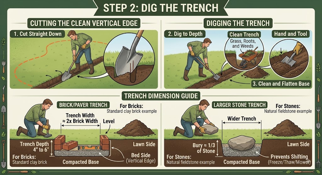 Step 2: Dig the Trench