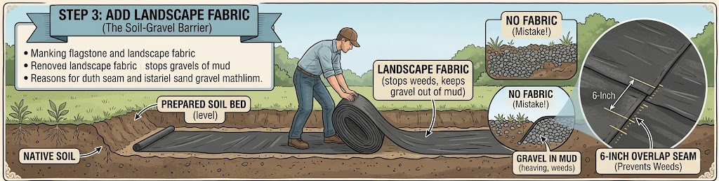 Step 3: Add Landscape Fabric