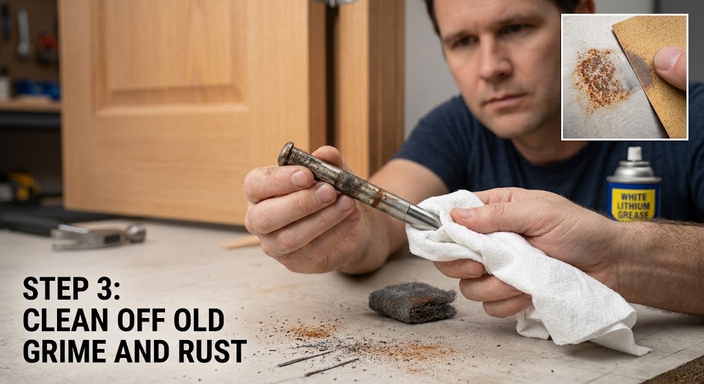 Step 3: Clean Off Old Grime and Rust