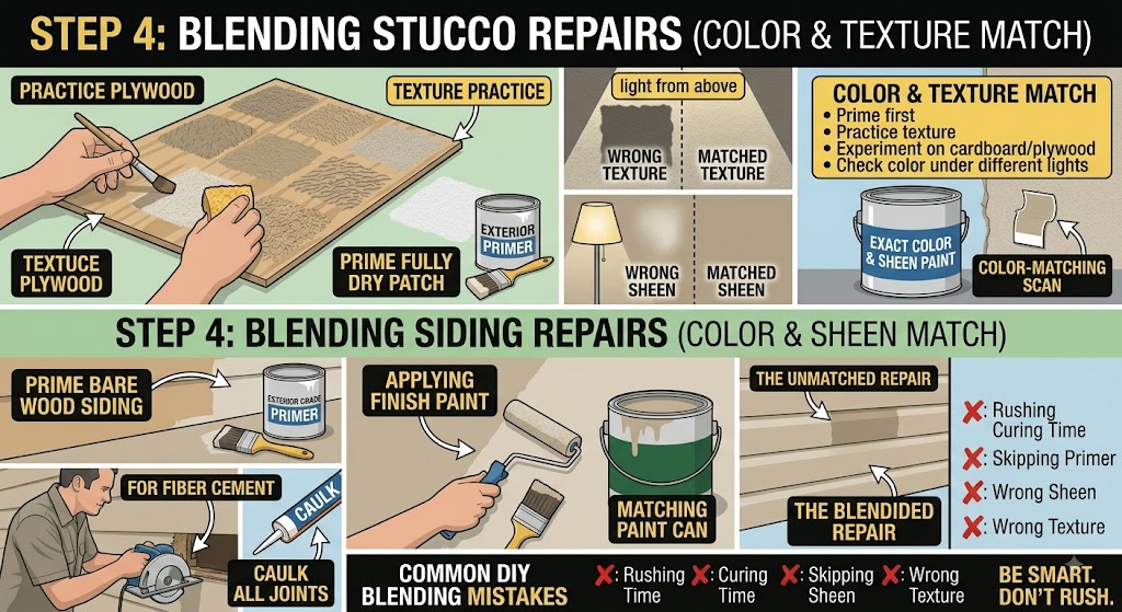 Step 4: Blend the Repair So It Doesn't Stand Out