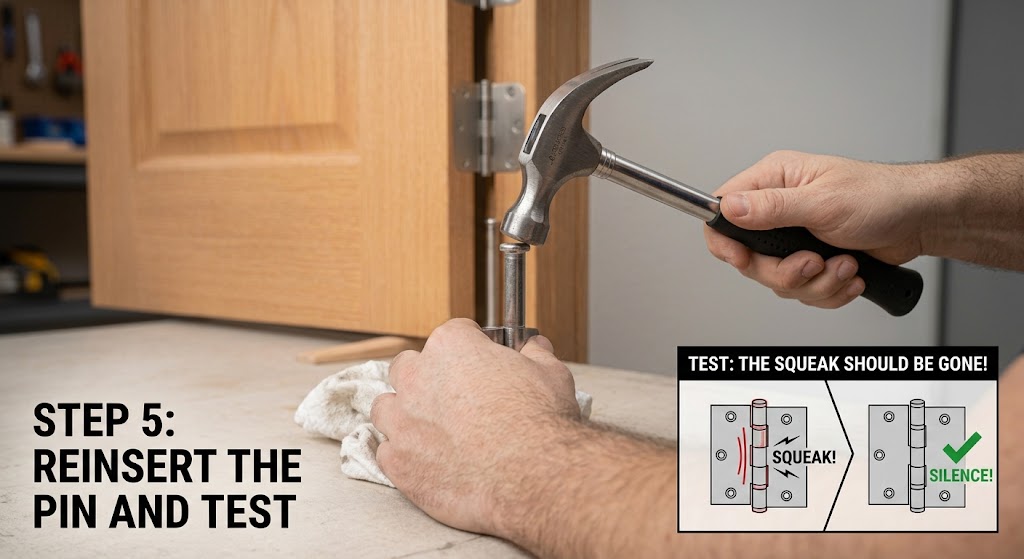 Step 5: Reinsert the Pin and Test