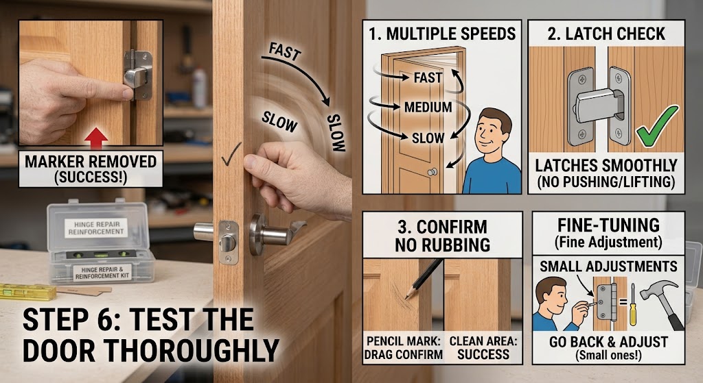 Step 6: Test the Door Thoroughly