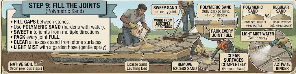 Step 9: Fill the Joints