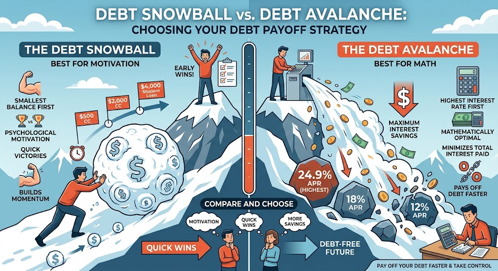 The Debt Snowball vs. Avalanche